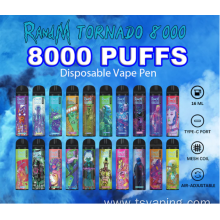 Original 8000 Puffs Disposable E-Cigarette Mesh Coil Vape